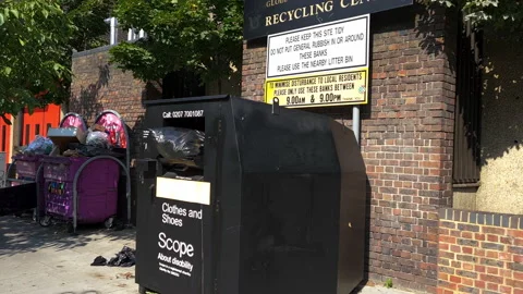 Recycling centre. Stock Footage 161145563
