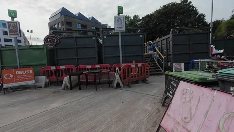 Recycling centre. Stock Footage 282174524