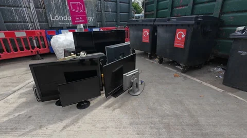 Recycling centre. Stock Footage 282988347