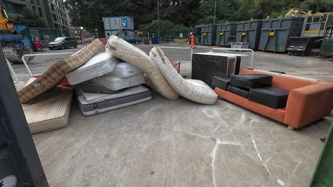 Recycling centre. Stock Footage 282991529