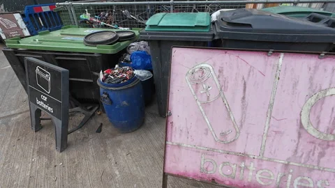 Recycling centre. Stock Footage 282992173