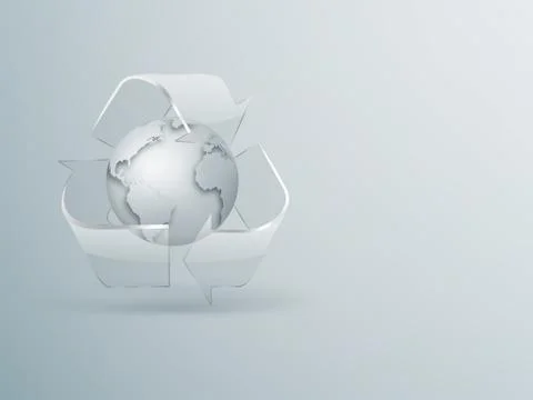 Recycling concept background Stock Illustration