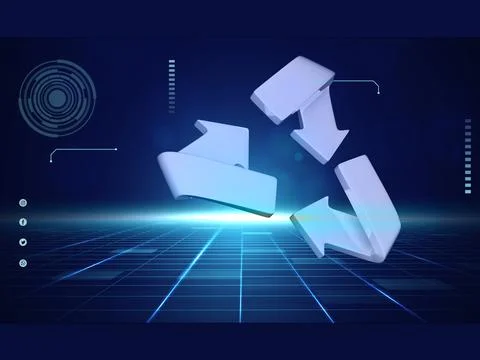 Recycling Concept Stock Illustration