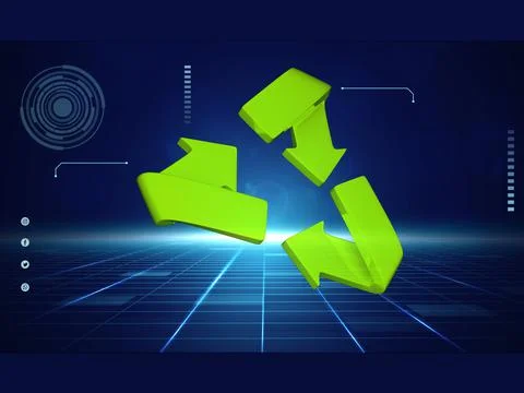 Recycling Concept Stock Illustration