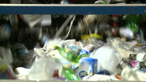 Recycling facility Stock Footage 167346235