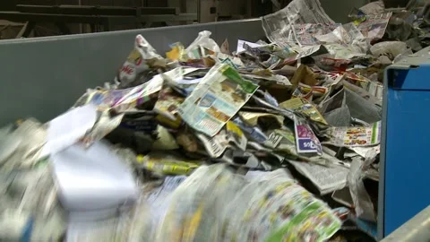 Recycling facility Stock Footage 167346252