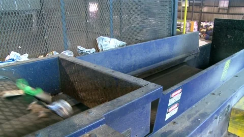 Recycling facility Stock Footage 167346285