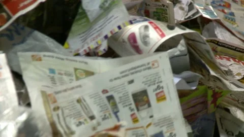 Recycling facility Stock Footage 167346301