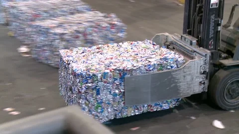 Recycling facility Stock Footage 167346326