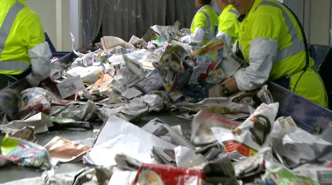 Recycling Stock Footage 32409304