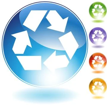 Recycling icon Stock Illustration
