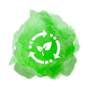 Recycling icon Stock Illustration