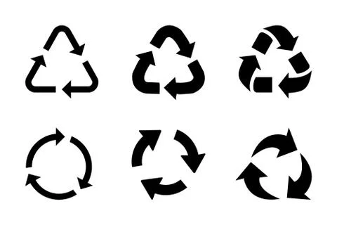 Recycling icons Stock Illustration