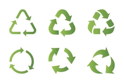 Recycling icons Stock Illustration