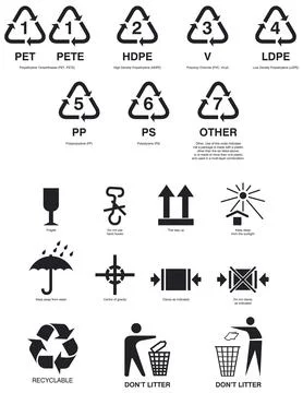 Recycling Icons Stock Illustration