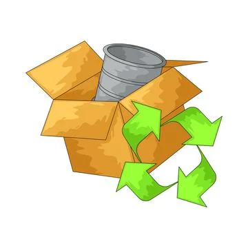 Recycling illustration Ilustração Stock