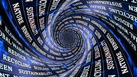 RECYCLING Keywords Animation, Background, Loop 库存影片 316758840
