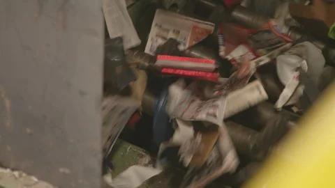 Recycling Machine Stock Footage 265509045