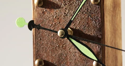 Recycling materials clock running, close up Stock Footage 188695279