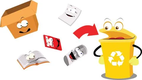 Recycling paper Stock Illustration