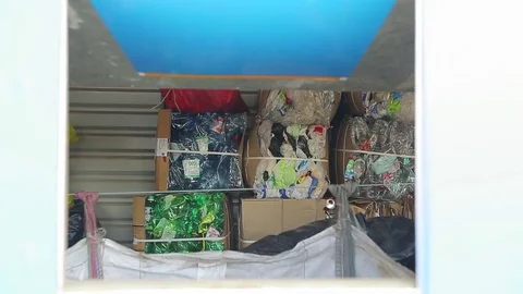 Recycling piles Video stock 77049364