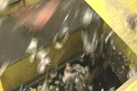 Recycling plant Stock Footage 1066554