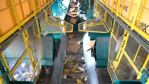 Recycling Plant Stock Footage 103352482