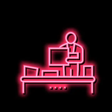 Recycling plant worker sorting garbage color icon vector illustration Stock Illustration