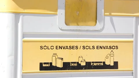 Recycling Plastic Stock Footage 134816785