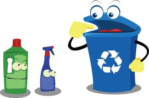 Recycling plastic Stock Illustration