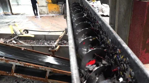 Recycling, Plastic separation 動画素材 310047180