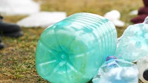 Recycling Plastic Waste Stock Footage 105603667