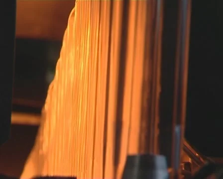 Recycling of plastics. Plastic heated for blowing. Stock Footage 10701394