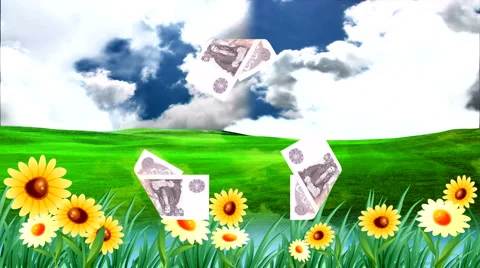 Recycling pound Stock Footage 4154008