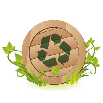 Recycling sign Stock Illustration