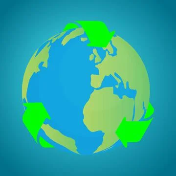 Recycling sign Stock Illustration