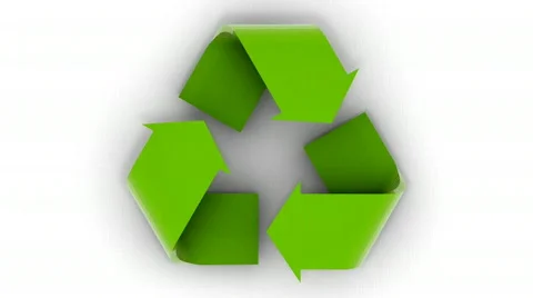 Recycling Symbol Stock Footage 800854