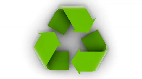 Recycling Symbol Stock Footage 800874