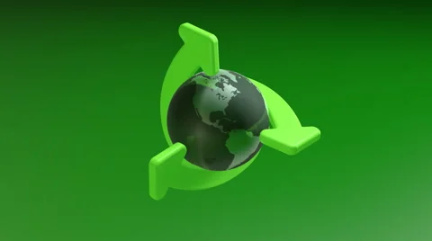 Recycling symbol Stock Footage 50541427