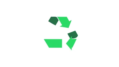 Recycling symbol Stock Footage 75775590