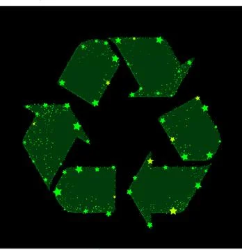 Recycling symbol Stock Illustration