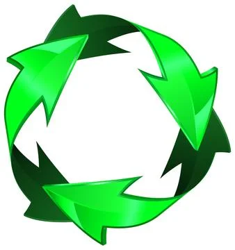 Recycling Symbol Ilustração Stock