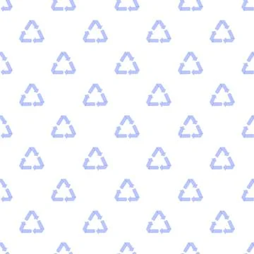 Recycling symbol pattern creating environmental sustainability background イラスト素材