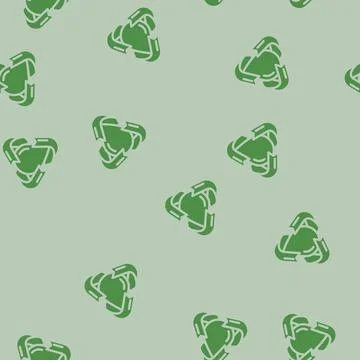 Recycling water saving glyph vector seamless pattern 스톡 일러스트