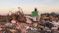 Recycling worker hold green screen slow motion  HD видео футажи