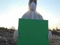 Recycling worker hold green table ,corona virus,COVID-19, 4k or 4k+ Resolution