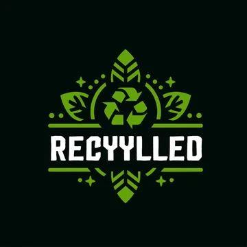 RECYYLLED Stock Illustration