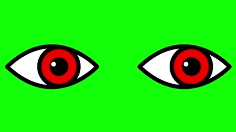 Red 2 eye close 2 green Stock Footage 239612448