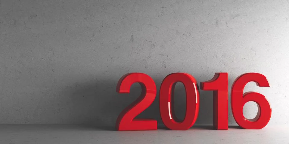 Red 2016 Stock Illustration