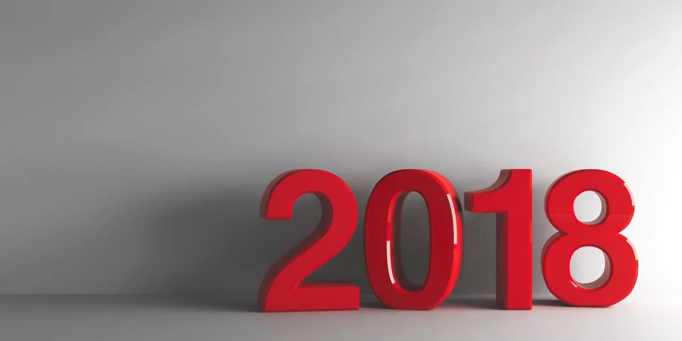 Red 2018 Stock Illustration